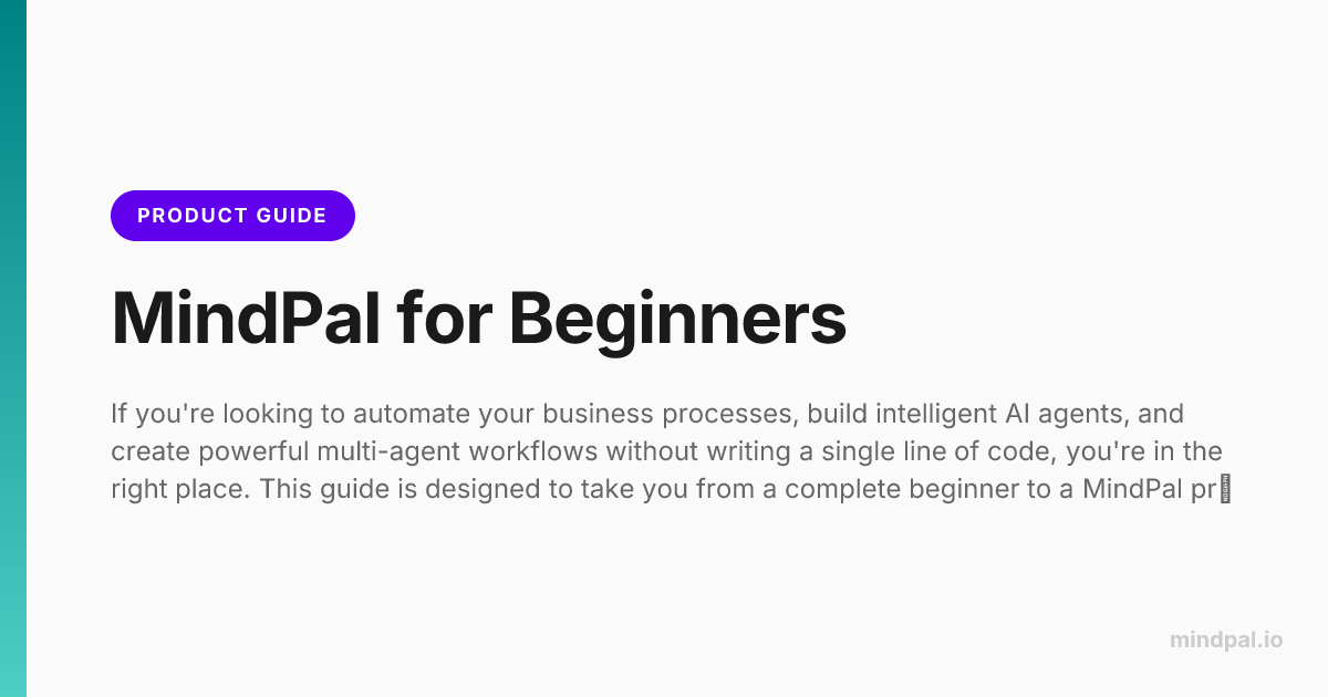 MindPal for Beginners 16 YouTube Videos to Go from Zero